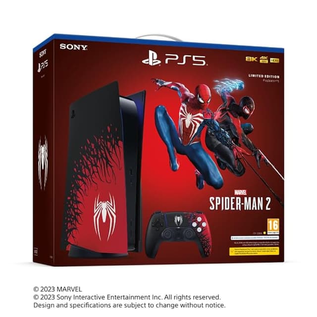 Sony PS5 Console - Marvel’s Spider-Man 2 Limited Edition Bundle